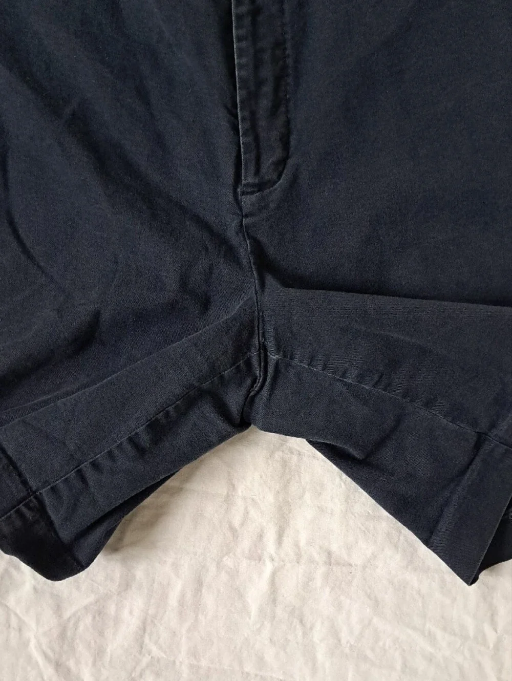 Chaps Womens Dark Navy Blue Bermuda Shorts 14 Petite Classic Tailored Chic